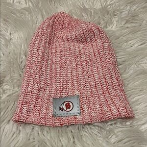 Love Your Melon Red and White Beanie